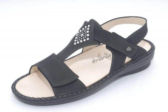 FinnComfort Damen-Sandale Calvia mit echten Swarovski-Steinen