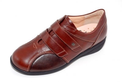 FinnComfort - Stretch Halbschuh L&uuml;ttich Braun Mogano