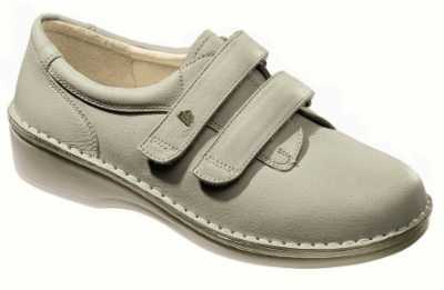 FinnComfort - Prophylaxe Halbschuh 96102 Klettverschluss creme