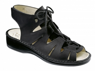 FinnComfort Sandale Malaga  Schwarz