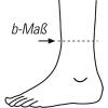 Messpunkt der BORT Fußheberorthese