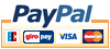 Wir akzeptieren PayPal, Kreditkarte, Nachnahme, Rechnung und Vorauskasse
