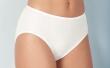 Medima Classic - Damen-Taillenslip Angora Seide - Weiß, Schwarz