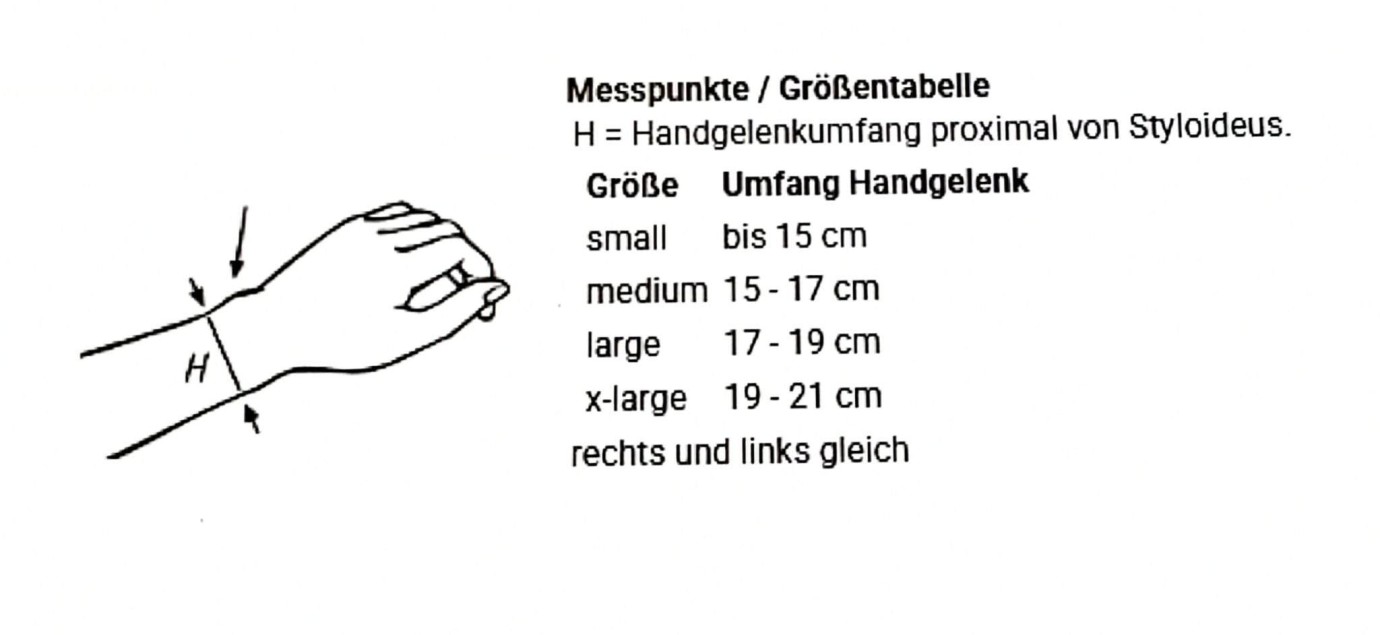 BORT Daumen-Hand-Bandage mit Daumeneinschluss (seitengleich) - 05.07.01.004