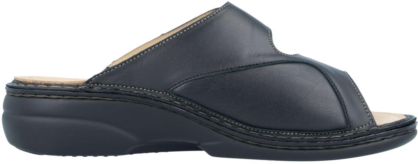 Finn Comfort - Damen-Pantolette ZENO (Finn-Stretch) - Zebra/Nappaseda/Grey/Schwarz