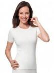 Medima Classic Damen-Hemd 1/4 Arm mit Angora-Frottee Verstärkung innen weiß