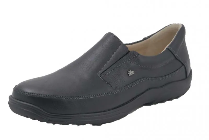 Finn Comfort Herren-Slipper ADEN - Sponarind/Schwarz