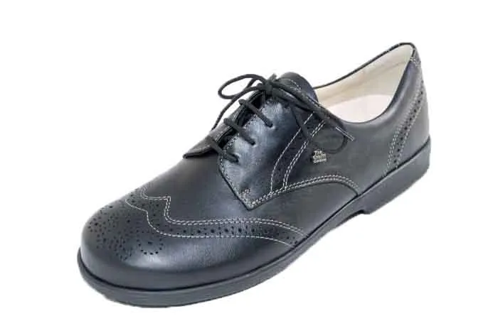 Finn Comfort - Damen-Halbschuh WIGAN - Nappaseda/Schwarz - FinnComfort Halbschuh Wigan schwarz