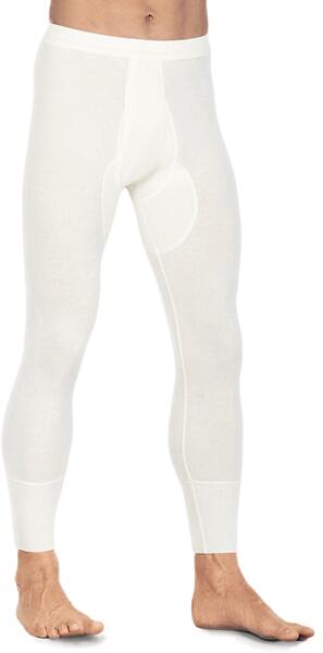 Medima Classic - Herren-Hose (lang mit Eingriff) 20% Angora SPORT - Weiß, Asphalt