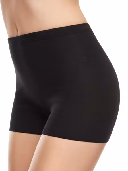 Medima Classic - Damen-Pagenslip 20% Angora - Wei&szlig;, Schwarz