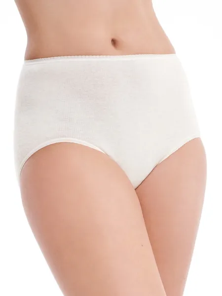 Medima Classic - Damen-Taillenslip 40% Angora - Wei&szlig;, Haut