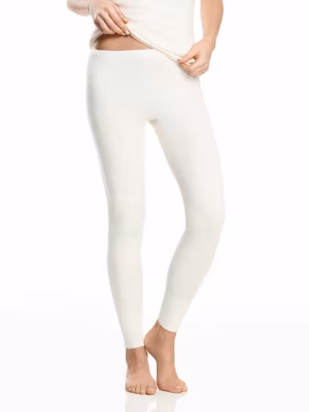 Medima Classic - Damen-Unterhose (lang) 100% Angora - Wei&szlig;