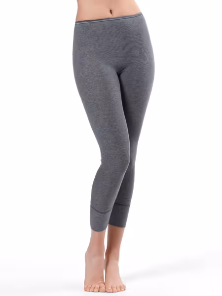 Medima - Damen-Hose (lang) Kaschmir & Seide - Wei&szlig;, Mittelgrau, Schwarz