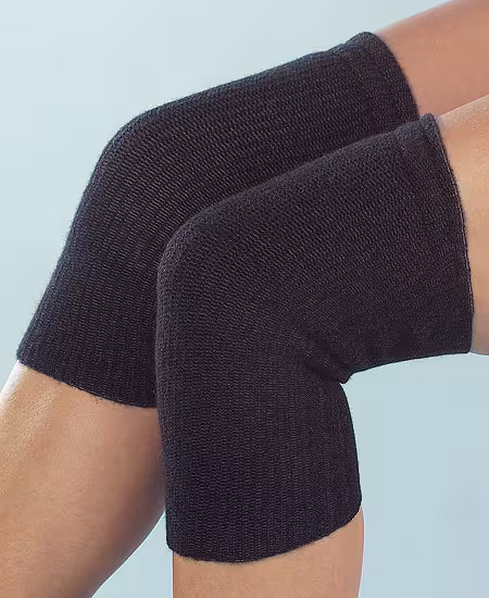 Medima ThermoAS COMFORT Kniew&auml;rmer - Tri-elastisch (Paar) - Schwarz, Haut