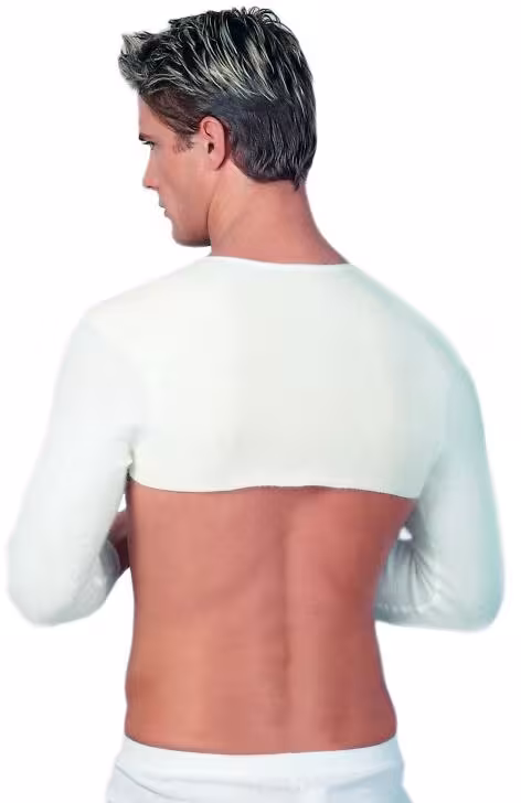 Medima ThermoAS - Schulterw&auml;rmer 7/8 Arm - Unisex - Haut, Wei&szlig;