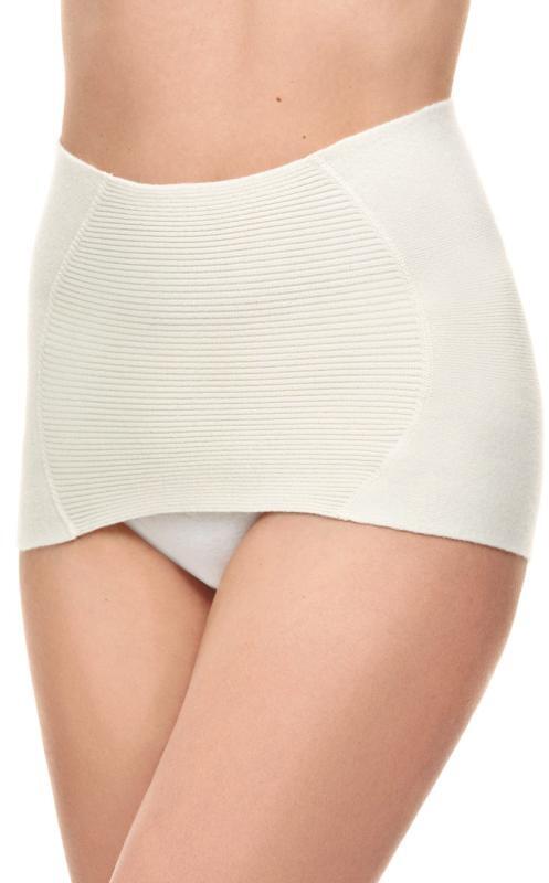 Medima ThermoAS - R&uuml;ckenw&auml;rmer (mit schmalem Bauchteil f&uuml;r bequemes Sitzen) - Wei&szlig;, Haut, Hellgrau, Schwarz