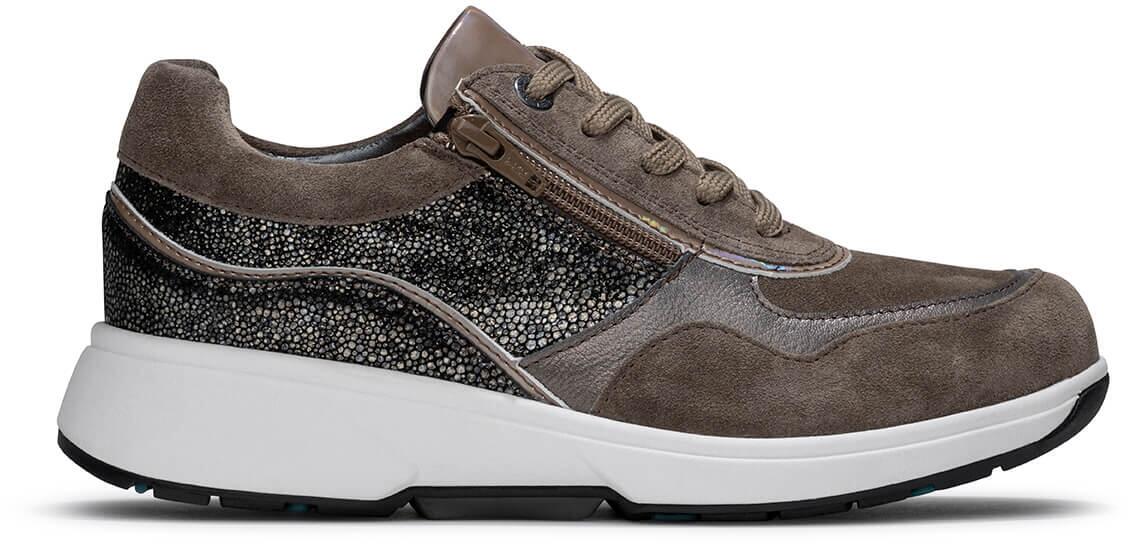 Xsensible Stretchwalker - Damen-Halbschuh - LIMA (Weite HX) - Taupe/Fantasy