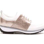 Xsensible Stretchwalker - Damen-Halbschuh - NICE (Weite GX) - White/Malibu/Gold