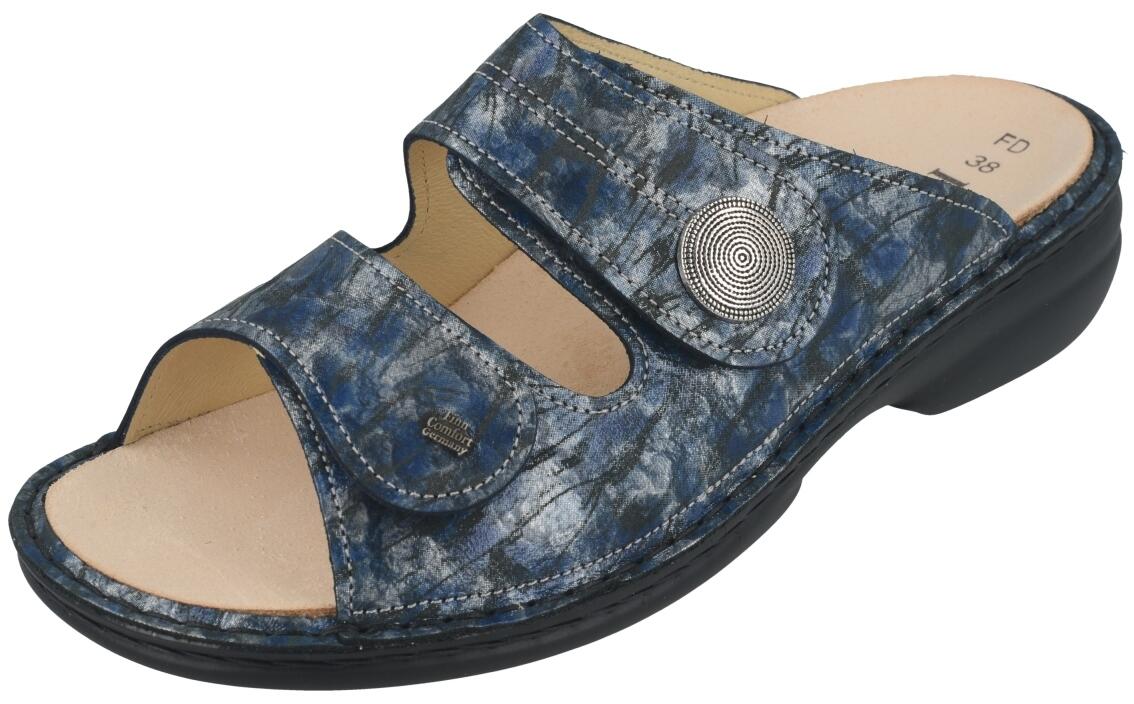 Finn Comfort - Damen-Pantolette SANSIBAR - Marine/Cortex