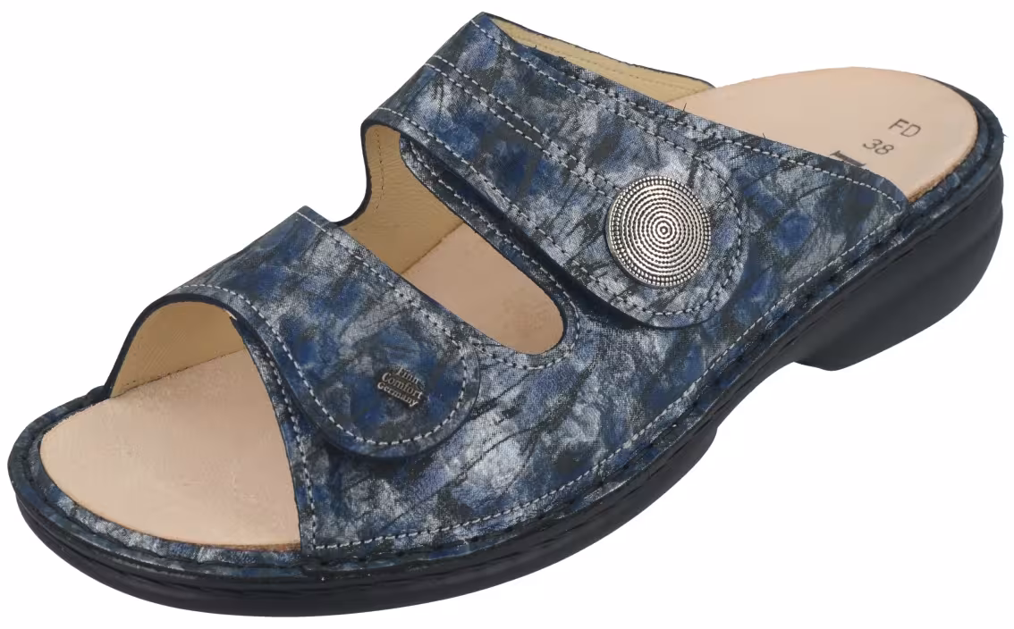 Finn Comfort - Damen-Pantolette SANSIBAR - Marine/Cortex
