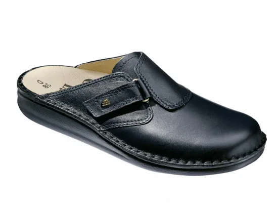 Finn Comfort - Unisex-Clog VENEDIG - Dunkelblau/Nappa - FinnComfort Clog Venedig Blau