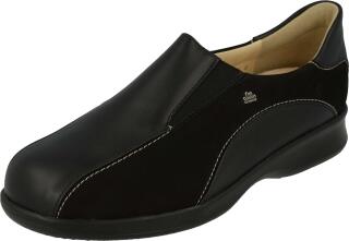 Finn Comfort - Damen-Slipper SEOUL - Schwarz/NappaSeda/Nubuk