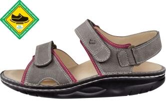 Finn Comfort - Damen-Sandale YUMA (Finnamic) - Grey/Sandia/BearReno/Nubuk
