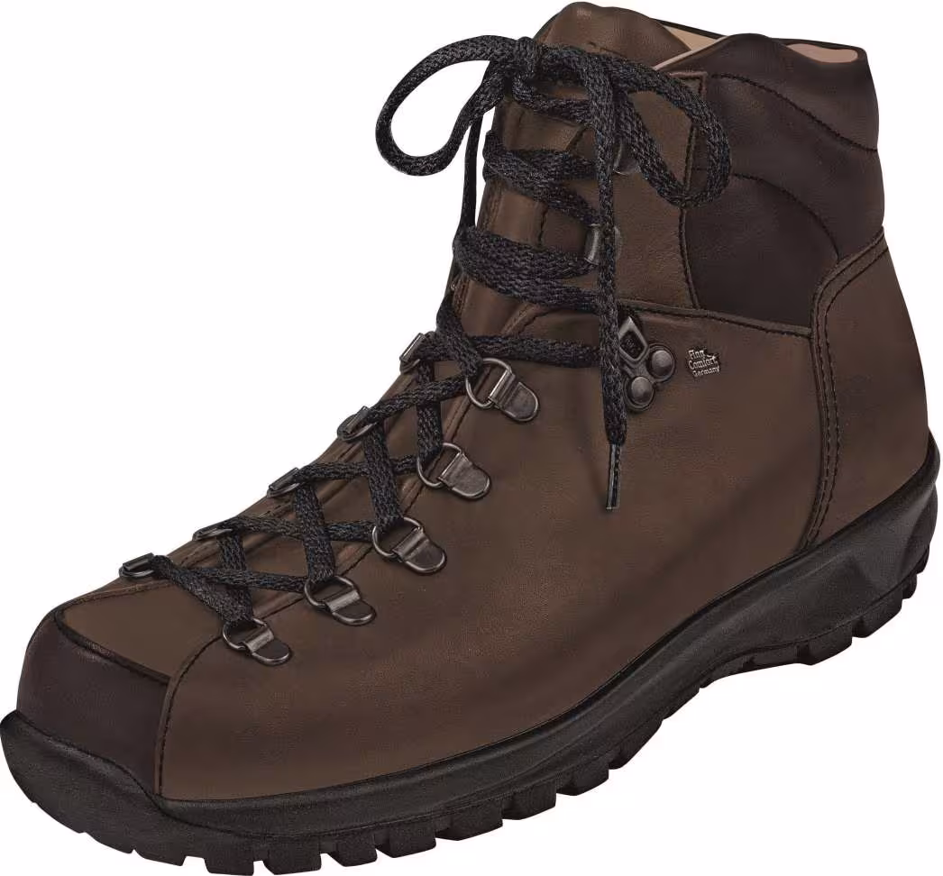 Finn Comfort - Unisex-Wanderschuh GARMISCH - Ebony/Rinde/Chimera/Piper