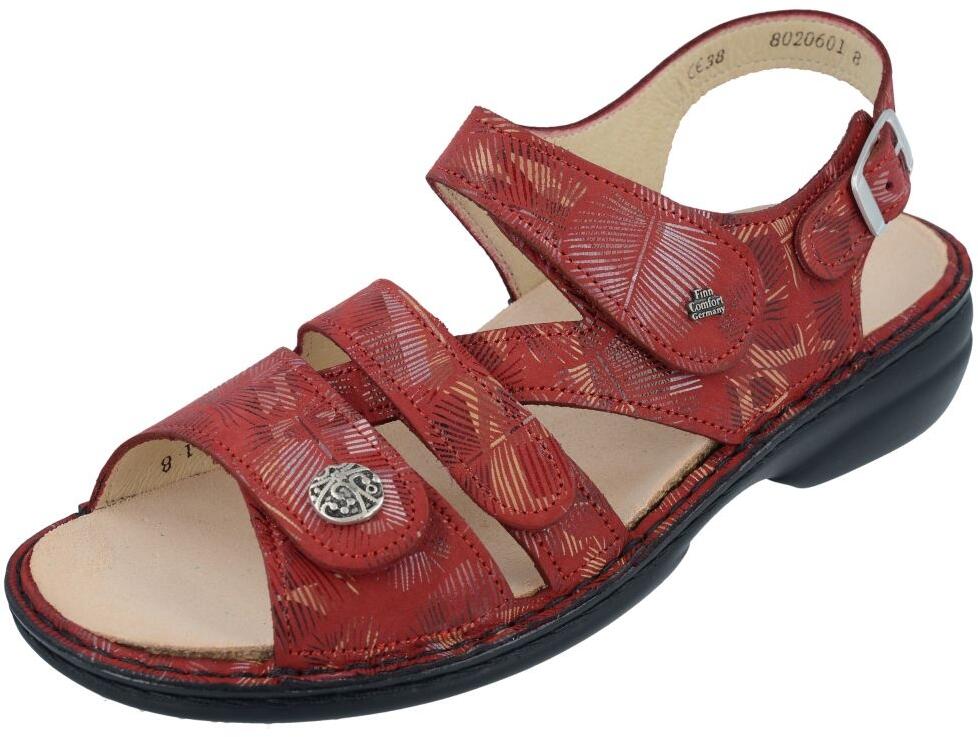Finn Comfort - Damen-Sandale GOMERA - Chili/Palm