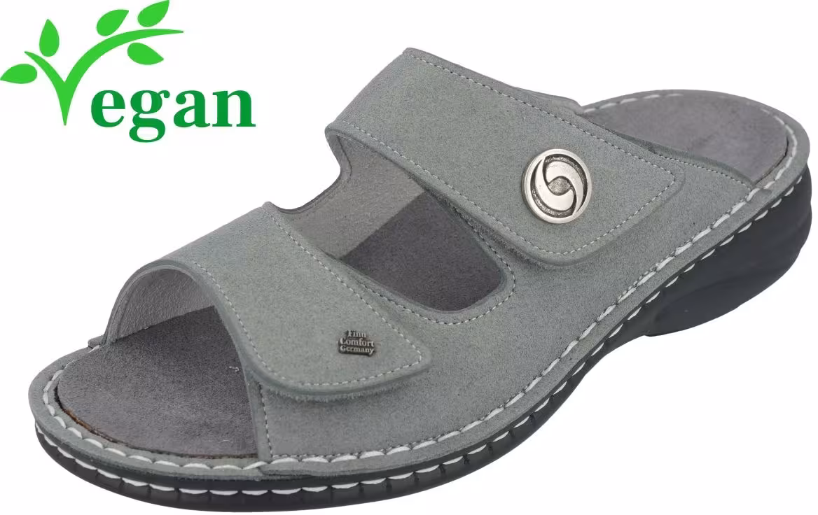 Finn Comfort - Damen-Pantolette HEDDA (VEGAN) - Conifer/Milim