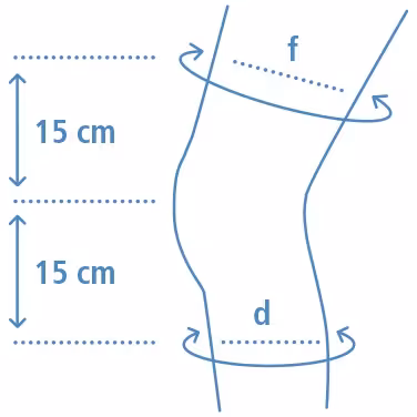 OFA Dynamics Plus Kniebandage (seitengleich) - 05.04.01.0117