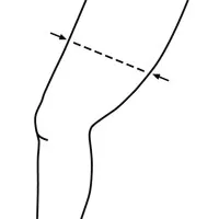 BORT Stabilo Oberschenkelst&uuml;tze (Anthrazit) - Large - PZN 0238894