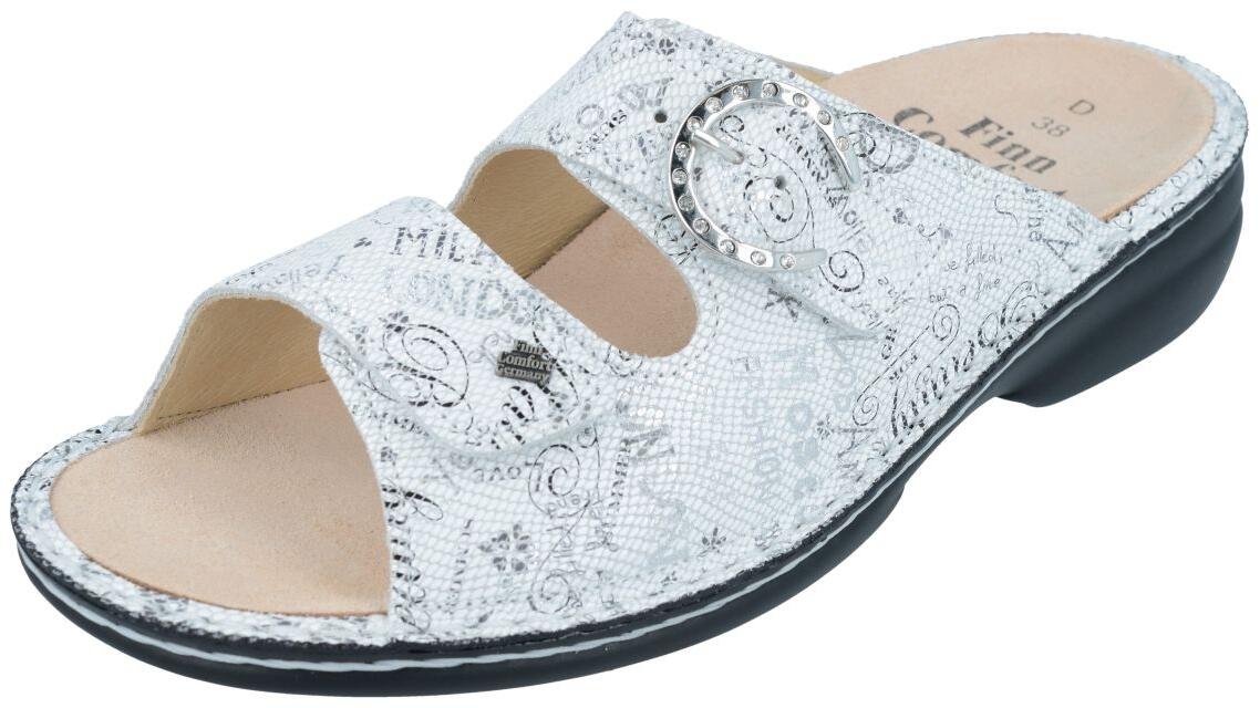 Finn Comfort - Damen-Pantolette MUMBAI - Bianco/Words