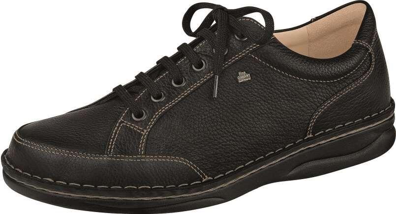 Finn Comfort - Herren-Halbschuh NANTES - Schwarz/Bison