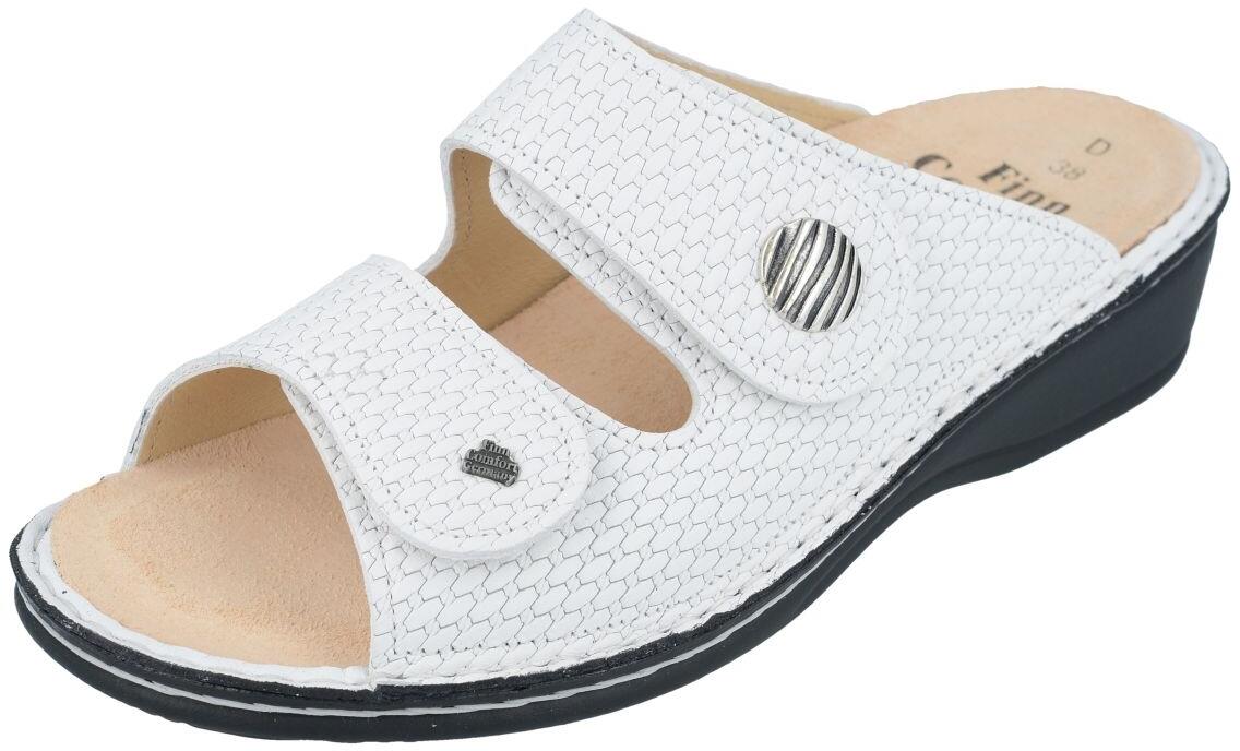 Finn Comfort - Damen-Pantolette PANAY-S (Classic-Soft) - Weiss/Lotus