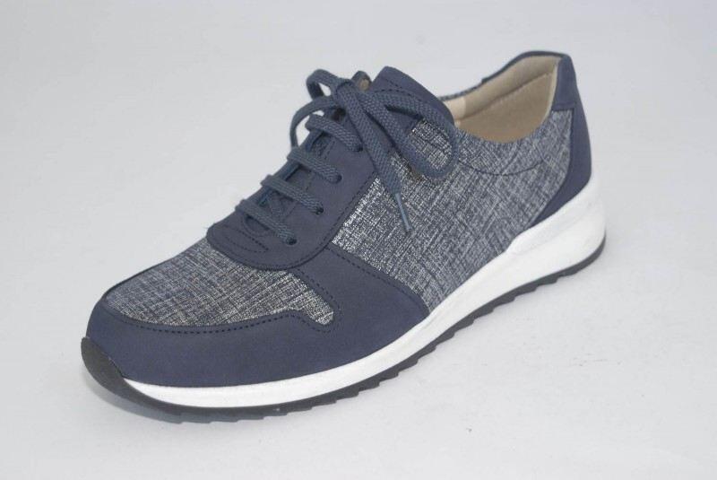 Finn Comfort - Damen-Halbschuh SIDONIA - Atlantic/Argento - FinnComfort Damenhalbschuh SIDONIA blau/silber