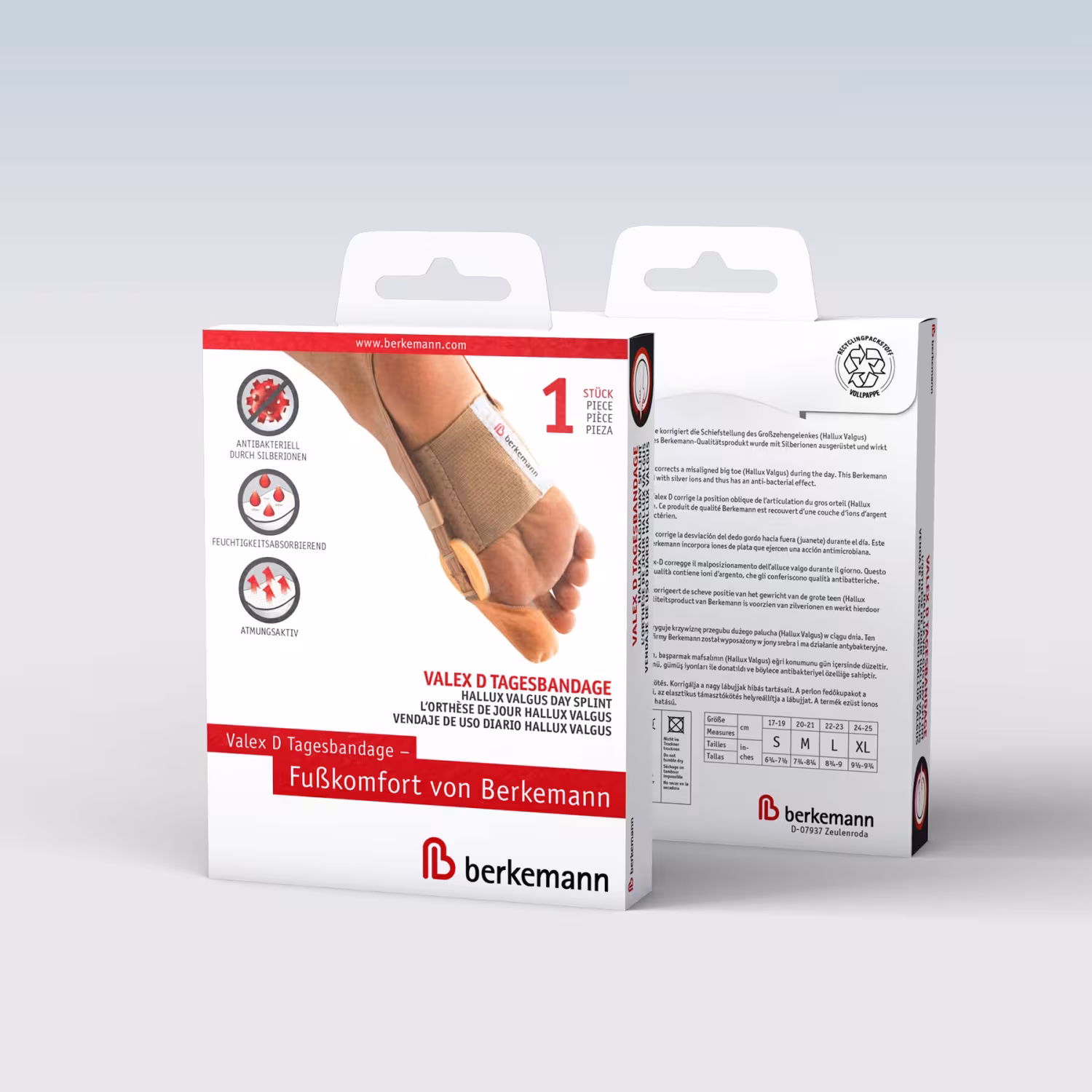Valex D Tagesbandage - Links ODER Rechts (Hallux Valgus Schiene)