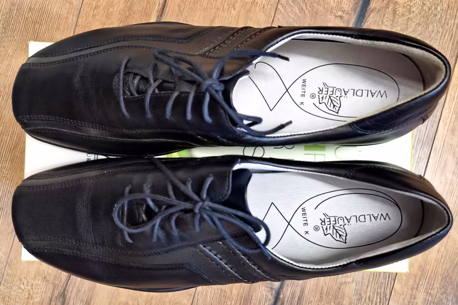 Waldl&auml;ufer - Damen-Halbschuh KATJA (Weite K) - Memphis/Schwarz/Schiefer