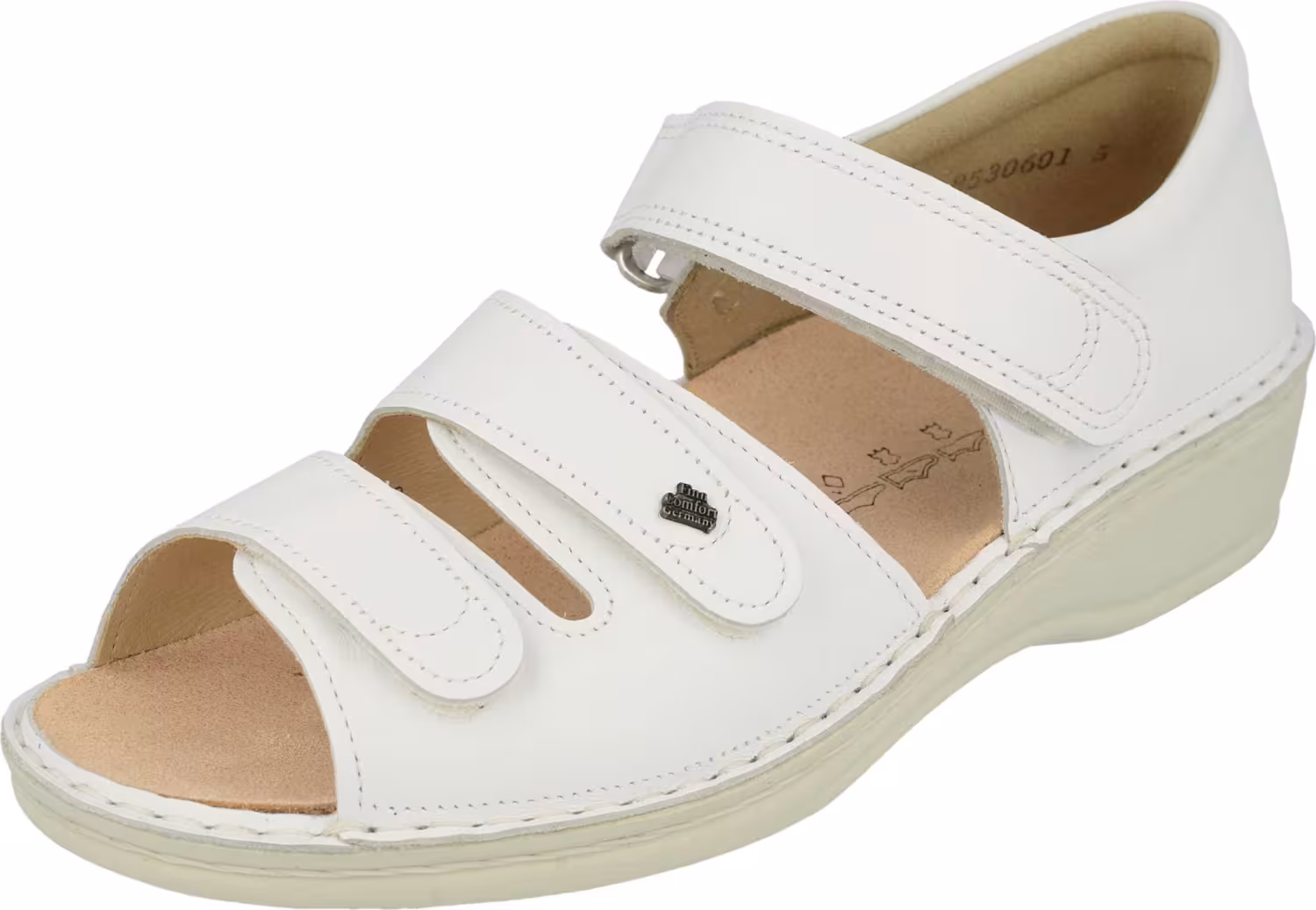 Finn Comfort - Damen-Sandale USEDOM - Weiss/Nappa