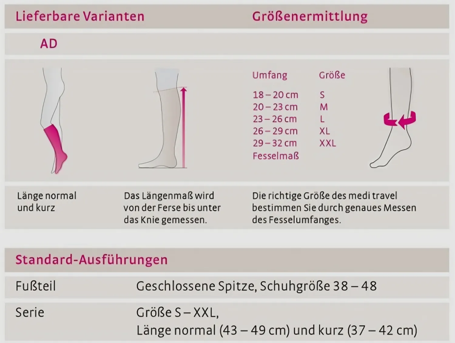 Reisekniestr&uuml;mpfe - Medi Travel Men - ANTHRAZIT