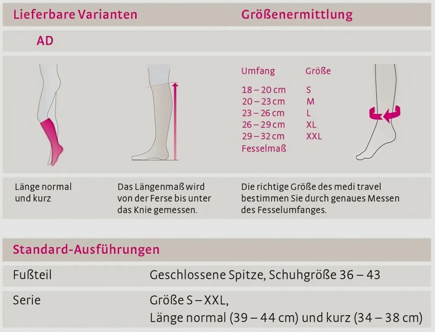 Reisekniestr&uuml;mpfe - Medi Travel Women - CARAMEL