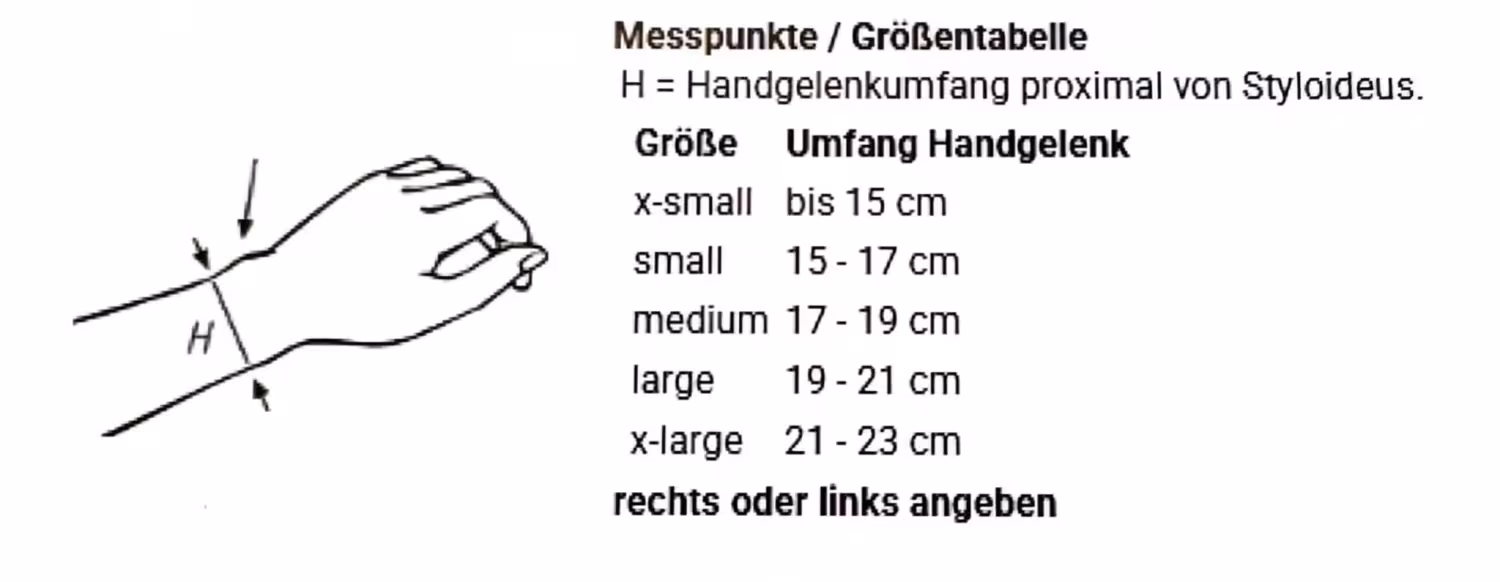 BORT Daumen-Orthese - SellaFix N (links ODER rechts) - 23.07.01.1019