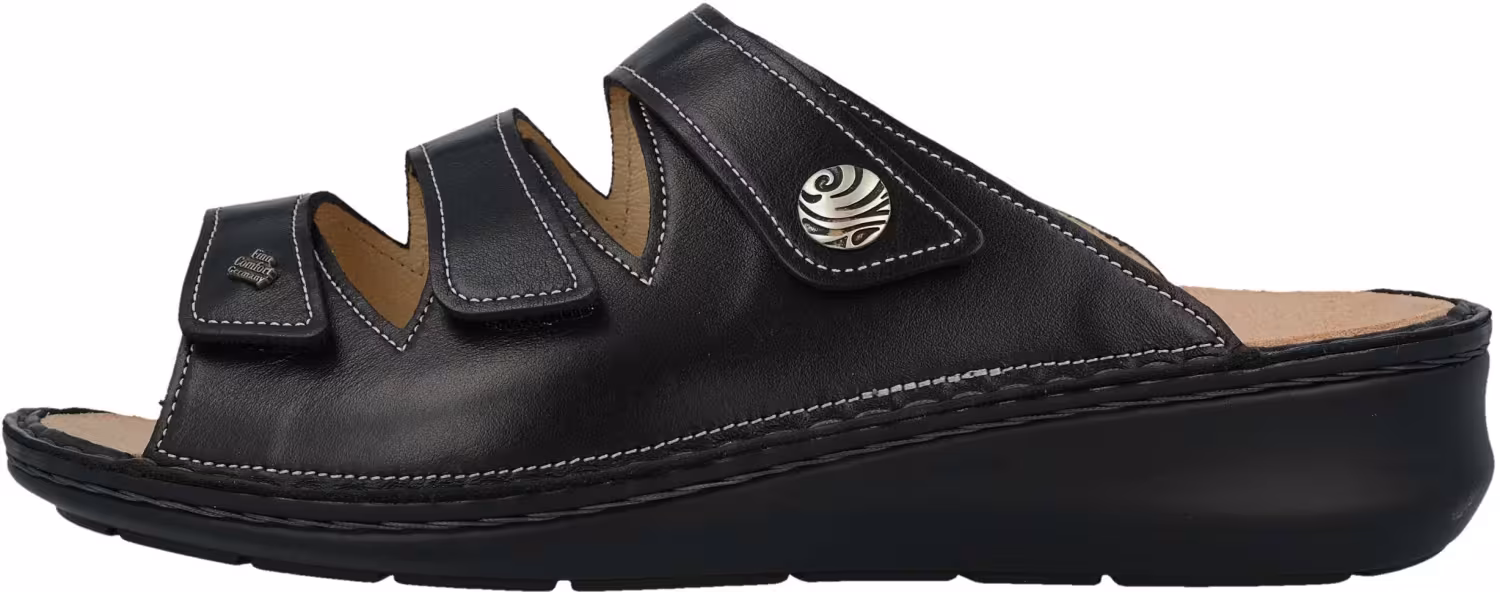 Finn Comfort - Damen-Pantolette CARCINA (Finn-Plus) - Nappaseda/Schwarz