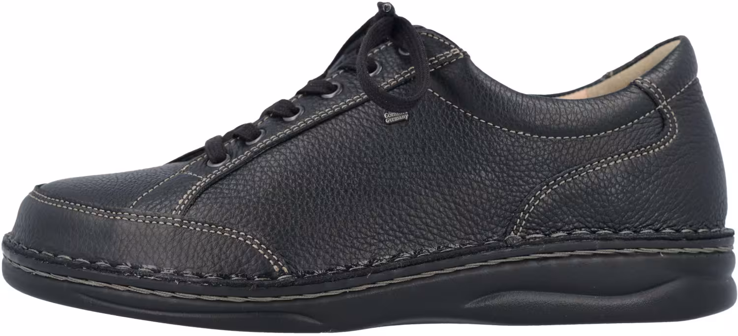 Finn Comfort - Herren-Halbschuh NANTES - Schwarz/Bison