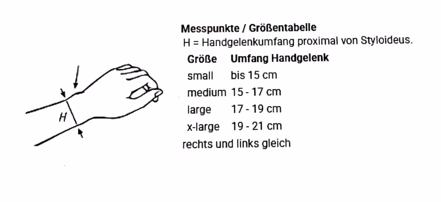 BORT Daumen-Hand-Bandage mit Daumeneinschluss (seitengleich) - 05.07.01.004