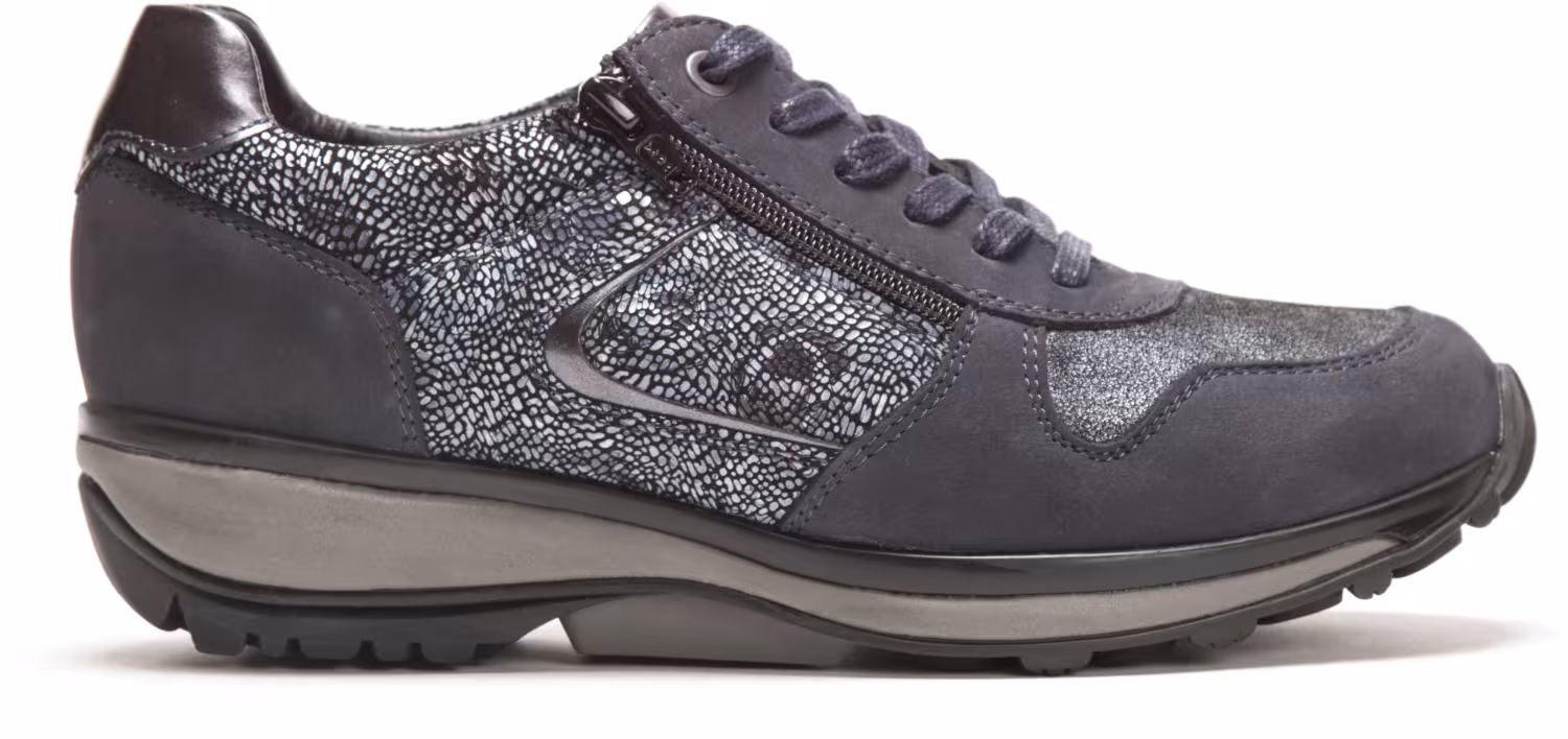 Xsensible Stretchwalker - Damen-Halbschuh - JERSEY (Weite GX) - Navy/Secret