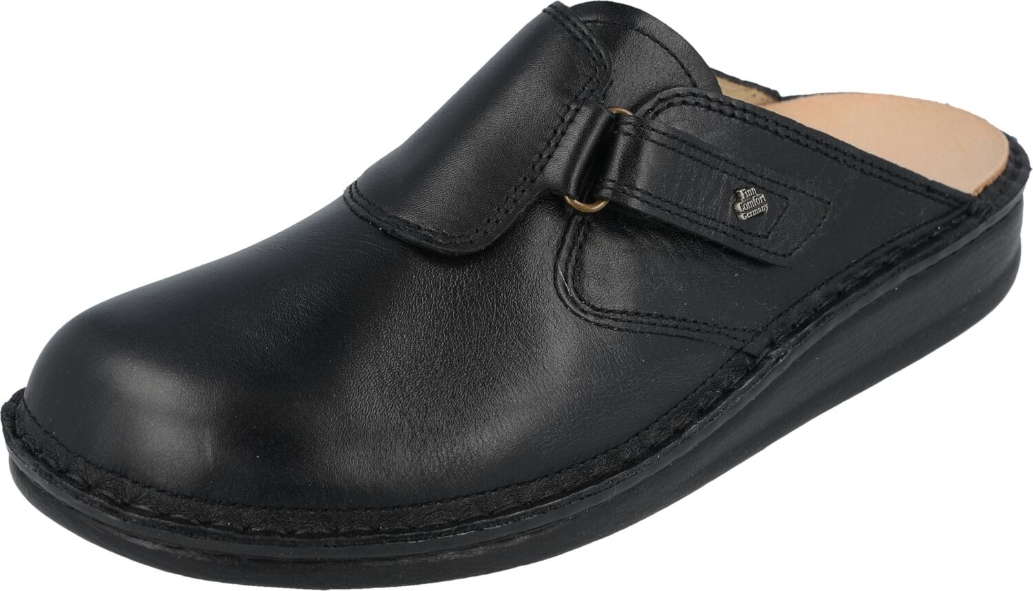 Finn Comfort - Unisex-Clog VENEDIG - Schwarz/Bosco