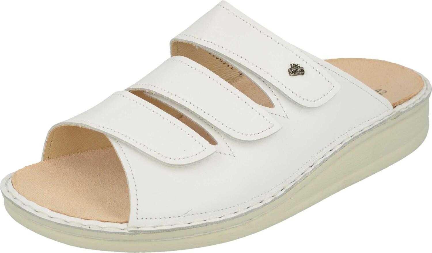 Finn Comfort - Unisex-Pantolette KORFU - Wei&szlig;/Nappa