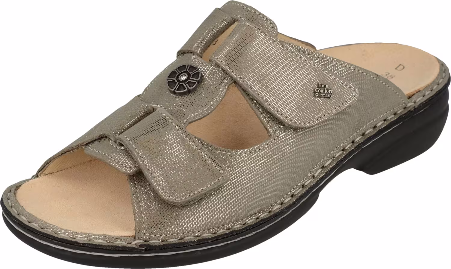 Finn Comfort - Damen-Pantolette PATTAYA - Fango/Campagnolo