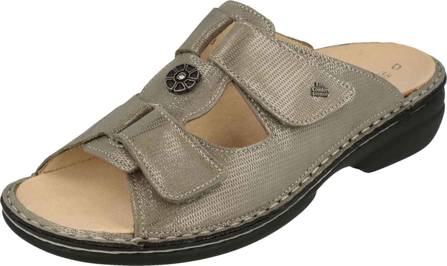 Finn Comfort - Damen-Pantolette PATTAYA - Fango/Campagnolo